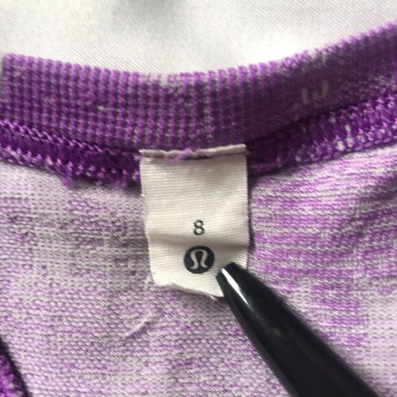 Lululemon Shadow Bloom Moonlit Magenta Swiftly Tech Racerback Tank 2.0 Race SZ 8 - Picture 5 of 7